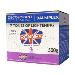 RONNEY Professional dust free bleaching powder BALMPLEX 7 Tones of Lightening - Profesjonalny bezpyłowy rozjaśniacz do włosów BA